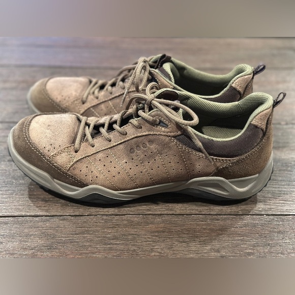 ECCO SIERRA II VALENCIA LOW CUT LACE‎ MEN'S leather shoes receptor tech sz 8 GUC - Picture 3 of 6